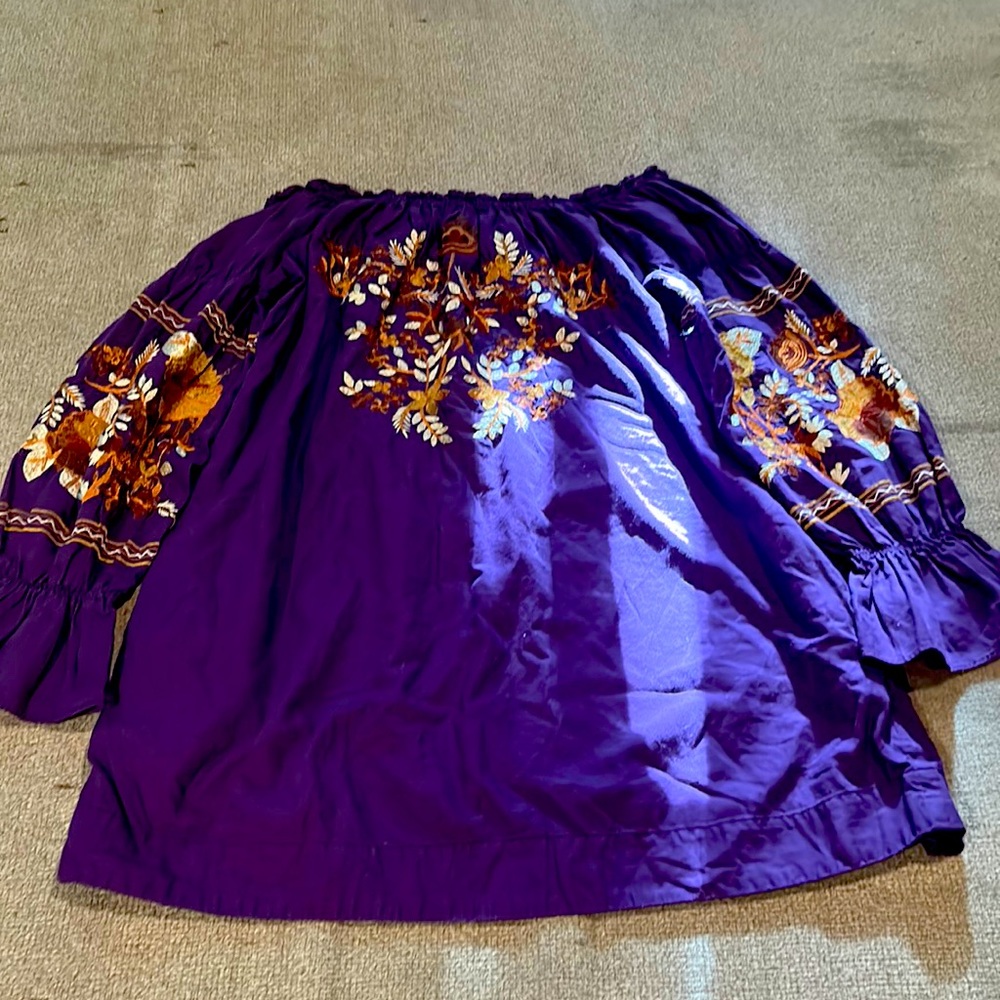 Purple Vintage Free People Dress